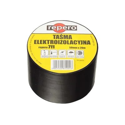 Taśma Elegor 711E czarna 50mm x 20m