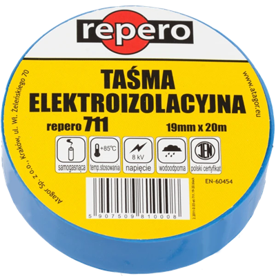 Taśma REPERO 711E czerwona 25mmx20m