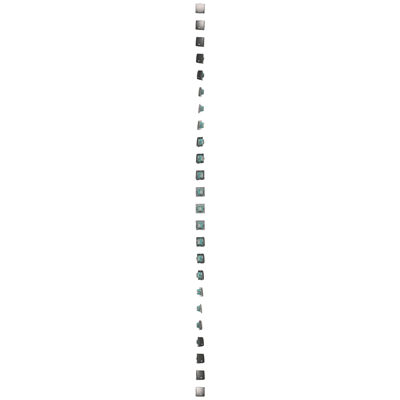 Tastenleuchte mit Hintergrundbeleuchtung (Modul) 10A 250V Inox-Schraubklemmen (metallisch)