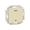 Taster „Klingel“ mit Hintergrundbeleuchtung (Modul) 10A 230V Schraubklemmen beige