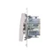 Taster „Klingel“ (Modul) 10A 230V Schnellanschlüsse weiß