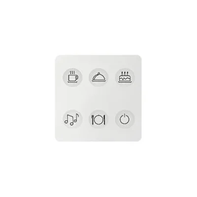 Tastiera Sense a 6 icone bianche di classe T2 personalizzata