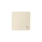 Tasto luce singolo, beige