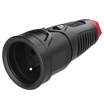 TAURUS2 Portable rubber socket 16A 230V 2P+E IP20
