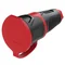 TAURUS2 Portable rubber socket with a plug 16A 2P+E 230V IP54
