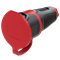 TAURUS2 Tragbare Gummisteckdose mit Stecker 16A 2P+E 230V IP54