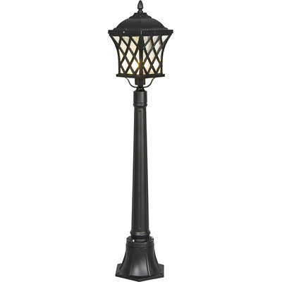 TAY Black outdoor standing lamp