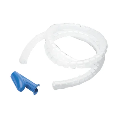 TC Organizator do kabli Ø25mm długość 2m z aplikatorem, biały, transparentny