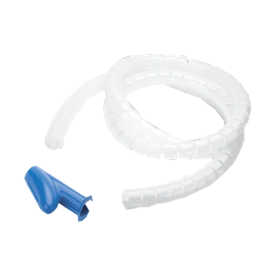 TC Organizer for cables Ø25mm length 2m with applicator, white, transparent