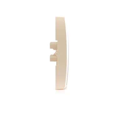 Tecla crema para interruptores y pulsadores dobles