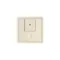 Tecla doble para regulador/interruptor de 2 pasos con 2 teclas, beige