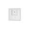 Tecla doble para regulador/interruptor de 2 pasos con 2 teclas, blanco