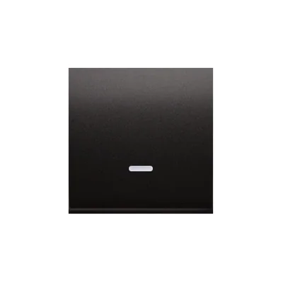 Tecla individual con ojal para interruptores/pulsadores iluminados, antracita