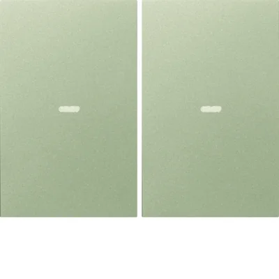 Teclas KNX EASY K.1/K.5 con lente para módulo pulsadores de 2 vías acero inoxidable
