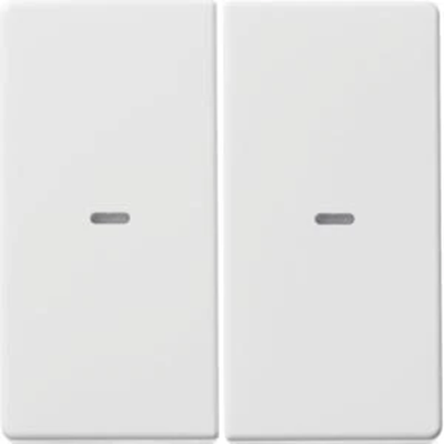 Teclas KNX EASY Q.1/Q.3 con lente para módulo pulsadores, blanco terciopelo