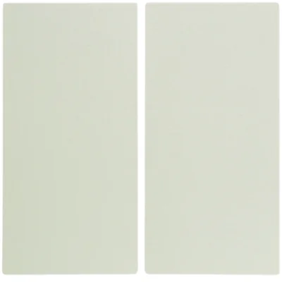 Teclas para interruptores de 2 teclas, crema, brillante