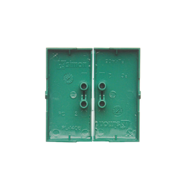 Teclas para interruptores/pulsadores dobles, verdes