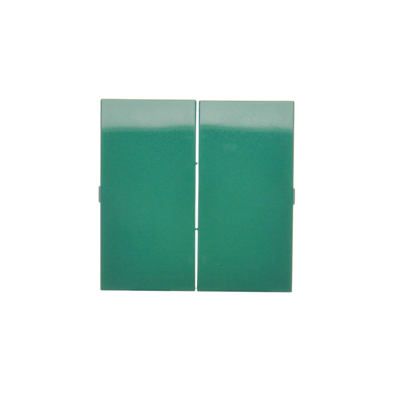 Teclas para interruptores/pulsadores dobles, verdes