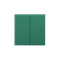 Teclas para interruptores/pulsadores dobles, verdes