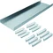 TEHALIT.AK Base de goulotte sous plancher pour couvercle 200x40mm avec inclinaison des deux côtés, acier