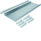 TEHALIT.AK Base for overfloor trunking for 1-sided slanted cover 250x40mm steel