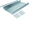 TEHALIT.AK Base for overfloor trunking for 1-sided slanted cover 300x70mm steel