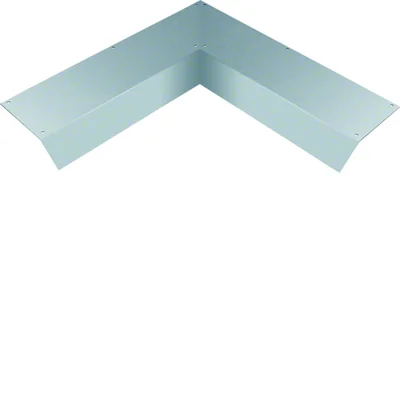 TEHALIT.AK Copertura per canale sopraelevato, 1 lato, 800mm, angolo interno, 200x70mm, acciaio