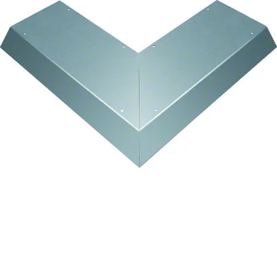 TEHALIT.AK Copertura per condotto aereo, 1 lato, 800mm, angolo esterno, 250x70mm, acciaio