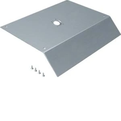 TEHALIT.AK Couvercle de goulotte de sol GBZ fi50 1 côté incliné 400mm 250x70mm acier