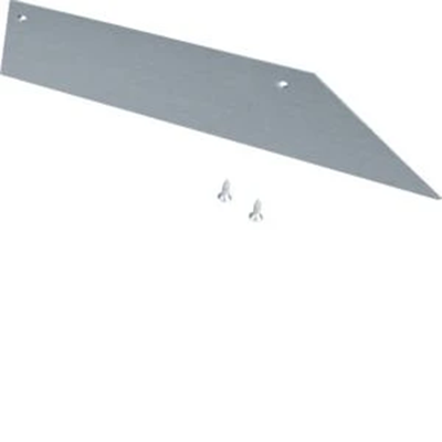 TEHALIT.AK End piece for 1-side slanted cover 150x40mm steel