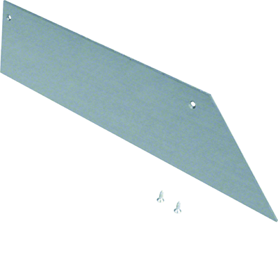 TEHALIT.AK End piece for 1-side slanted cover 200x70mm steel