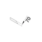 TEHALIT.AK End piece for 1-side slanted cover 200x70mm steel