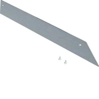 TEHALIT.AK End piece for 1-side slanted cover 250x40mm steel