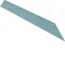 TEHALIT.AK End piece for double-sided slanted cover 400x70mm steel