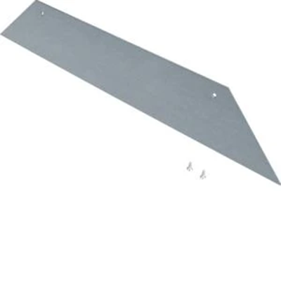 TEHALIT.AK End piece with 2 sides beveled cover 250x70mm steel