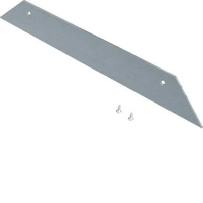 TEHALIT.AK End piece with 2 sides slanted cover 200x40mm steel