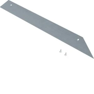 TEHALIT.AK End piece with 2 sides slanted cover 250x40mm steel