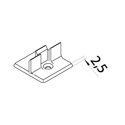 tehalit.AK Fixation de cloison en PS BK/AK