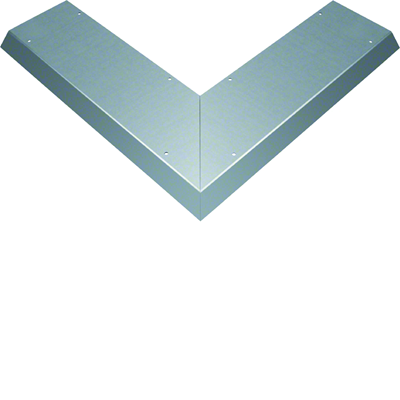 TEHALIT.AK Overfloor trunking cover 1-side slanted 800mm external angle 200x40mm steel