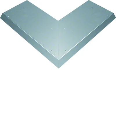 TEHALIT.AK Overfloor trunking cover 1-side slanted 800mm external angle widening 100mm 200x40mm steel