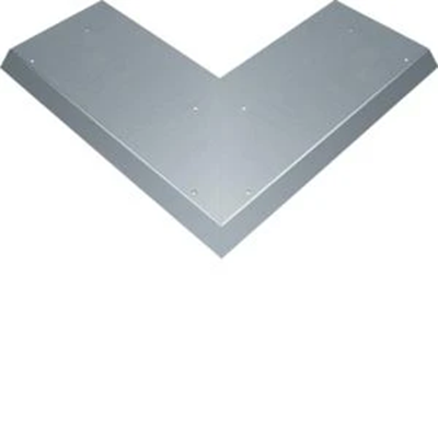 TEHALIT.AK Overfloor trunking cover 1-side slanted 800mm external angle widening 100mm 200x40mm steel