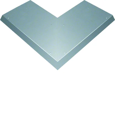 TEHALIT.AK Overfloor trunking cover 1-side slanted 800mm external angle widening 100mm 250x40mm steel