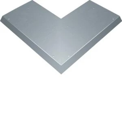 TEHALIT.AK Overfloor trunking cover 1-side slanted 800mm external angle widening 100mm 250x40mm steel