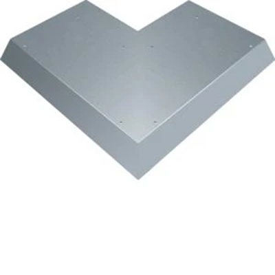 TEHALIT.AK Overfloor trunking cover 1-side slanted 800mm external angle widening 100mm 300x70mm steel