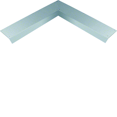 TEHALIT.AK Overfloor trunking cover 1-side slanted 800mm internal angle 150x40mm steel