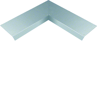 TEHALIT.AK Overfloor trunking cover 1-side slanted 800mm internal angle 250x40mm steel