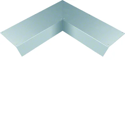 TEHALIT.AK Overfloor trunking cover 1-side slanted 800mm internal angle 250x70mm steel