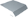 TEHALIT.AK Overfloor trunking cover 1-sided slanted 400mm 400x70mm steel