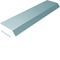 TEHALIT.AK Overfloor trunking cover 1-sided slanted 800mm 150x40mm steel