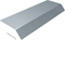 TEHALIT.AK Overfloor trunking cover 1-sided slanted 800mm 200x70mm steel